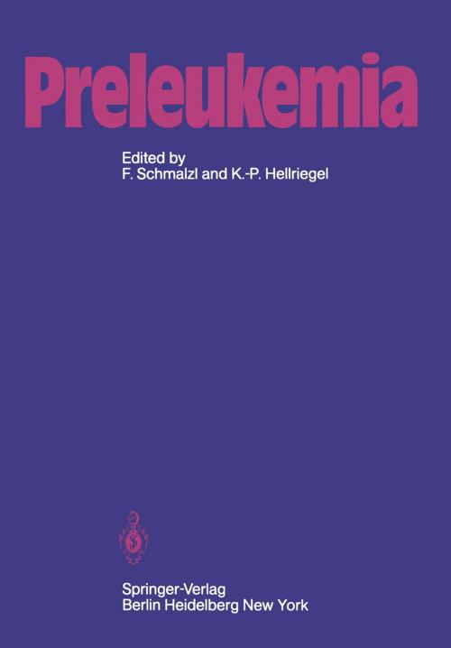 Cover of the book Preleukemia by , Springer Berlin Heidelberg