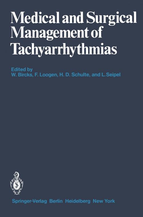 Cover of the book Medical and Surgical Management of Tachyarrhythmias by , Springer Berlin Heidelberg