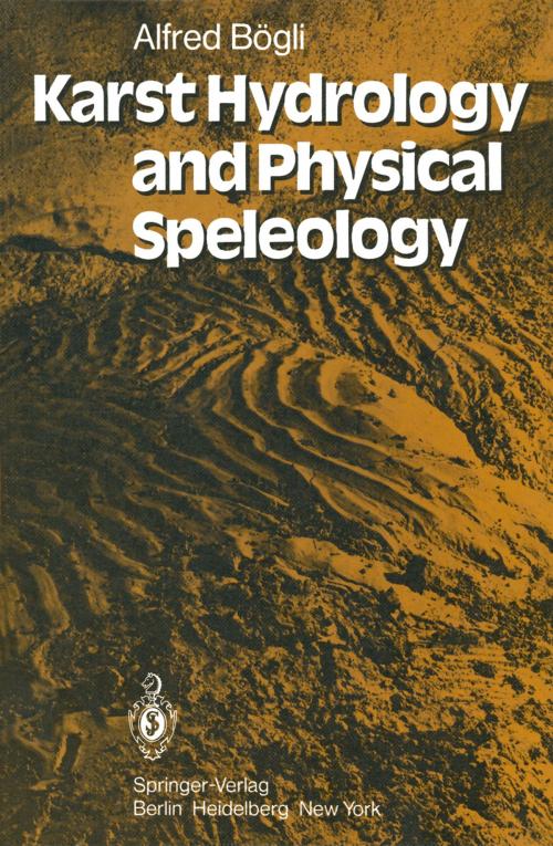 Cover of the book Karst Hydrology and Physical Speleology by A. Bögli, Springer Berlin Heidelberg