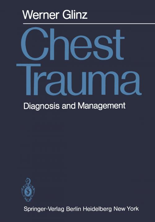 Cover of the book Chest Trauma by W. Glinz, Springer Berlin Heidelberg