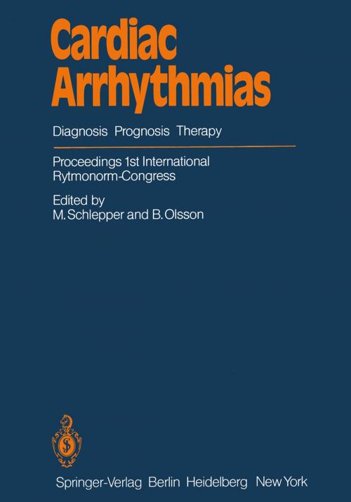 Cover of the book Cardiac Arrhythmias by , Springer Berlin Heidelberg