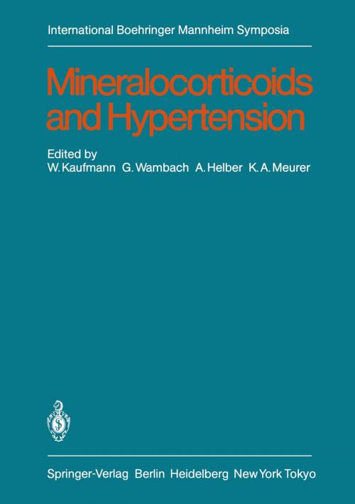 Cover of the book Mineralocorticoids and Hypertension by , Springer Berlin Heidelberg