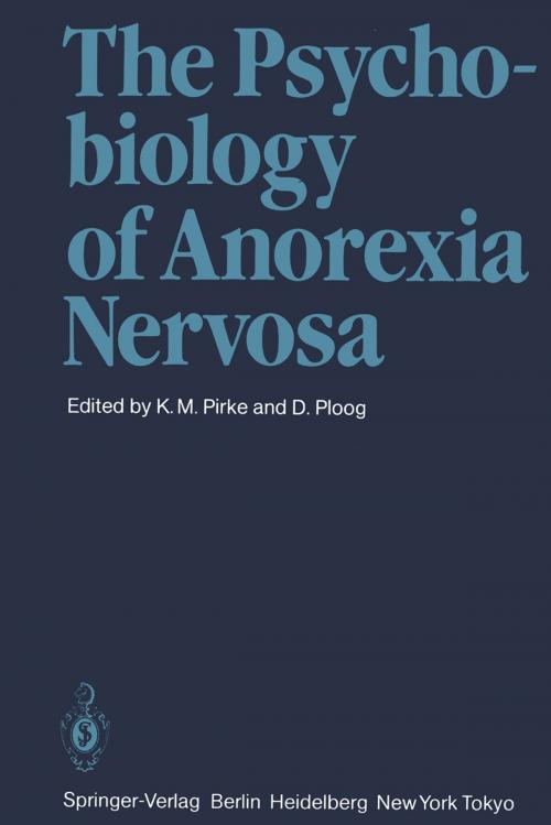 Cover of the book The Psychobiology of Anorexia Nervosa by , Springer Berlin Heidelberg
