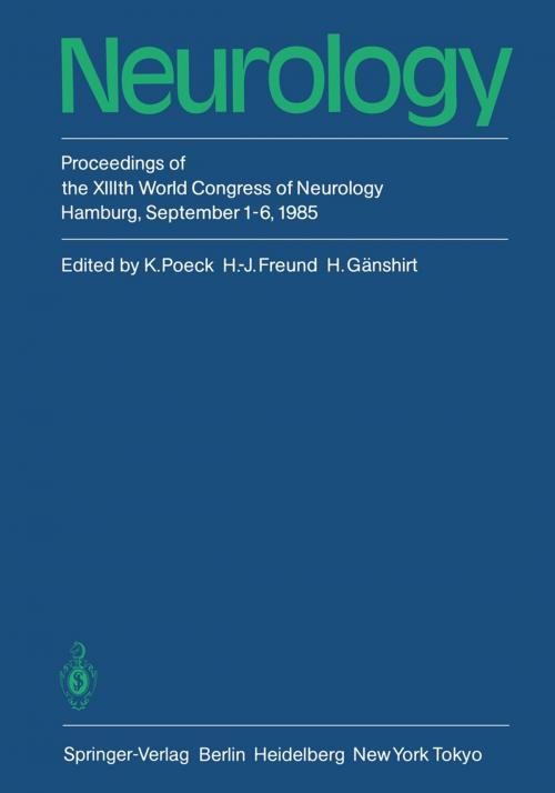 Cover of the book Neurology by , Springer Berlin Heidelberg