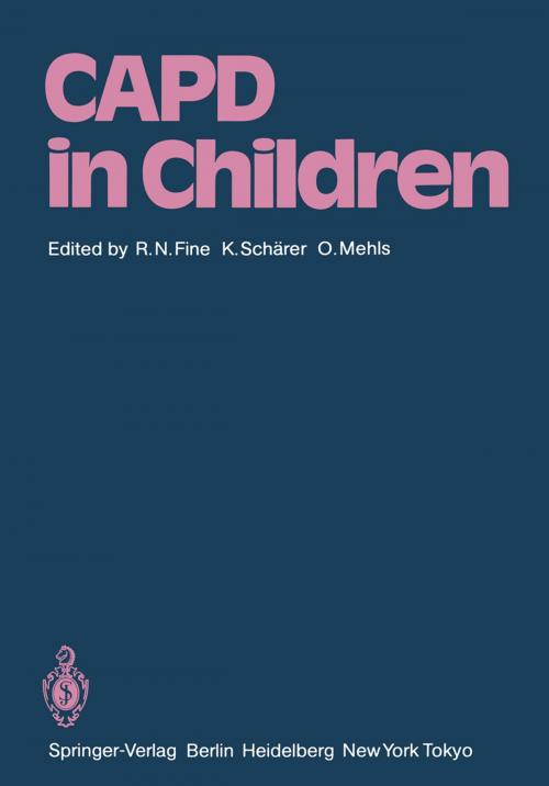 Cover of the book CAPD in Children by , Springer Berlin Heidelberg