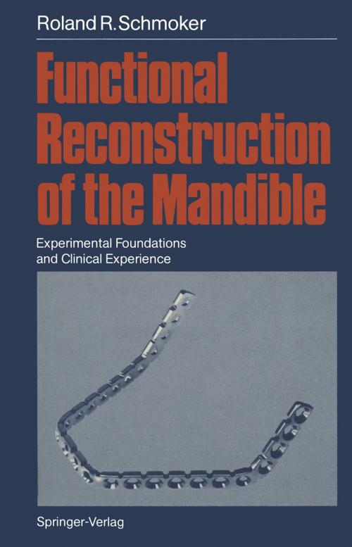 Cover of the book Functional Reconstruction of the Mandible by Roland R. Schmoker, Springer Berlin Heidelberg