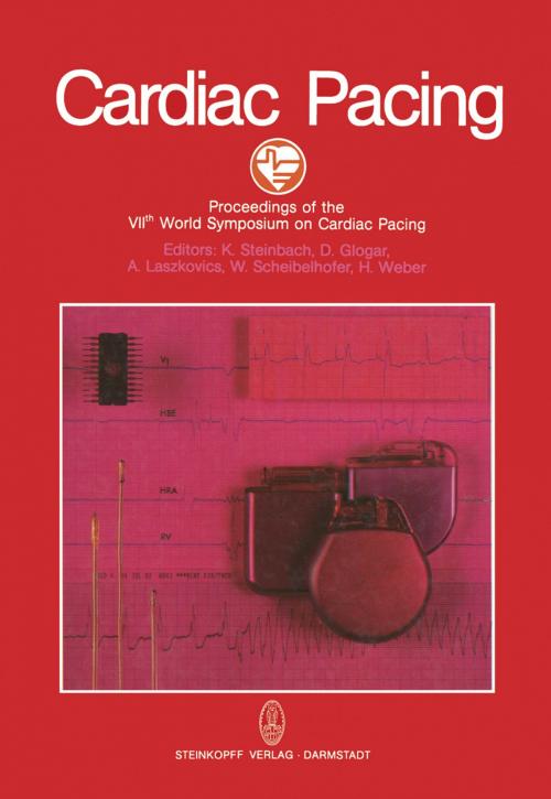 Cover of the book Cardiac Pacing by Weber, Laczkovics, Glogar, Scheibelhofer, Steinbach, Steinkopff