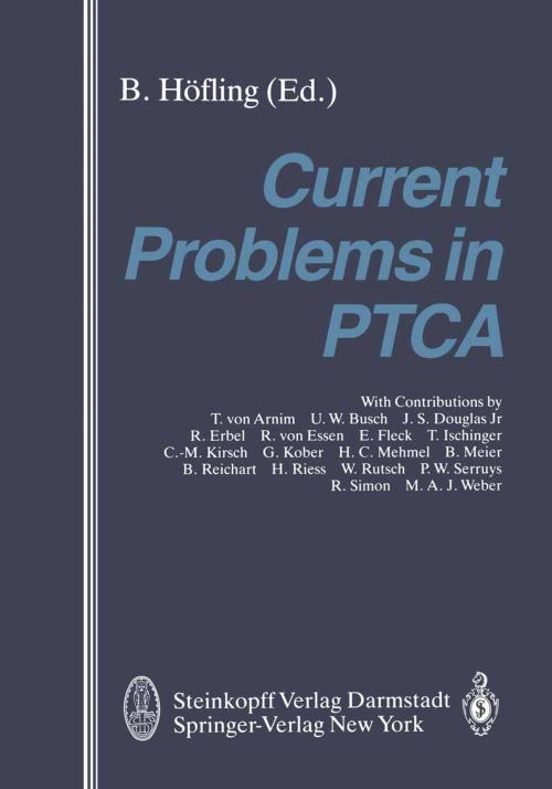Cover of the book Current Problems in PTCA by , Steinkopff