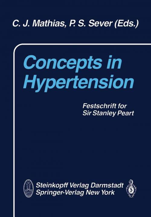 Cover of the book Concepts in Hypertension by , Steinkopff