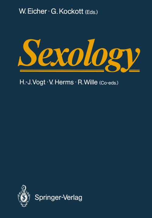 Cover of the book Sexology by Hermann-J. Vogt, Volker Herms, Reinhard Wille, Springer Berlin Heidelberg