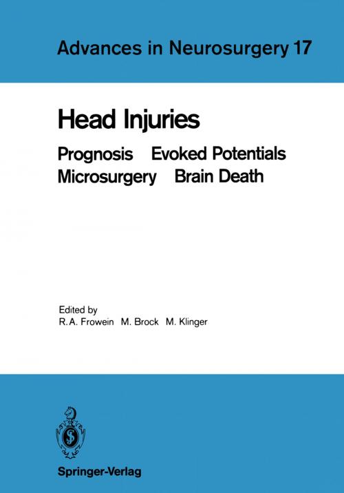 Cover of the book Head Injuries by , Springer Berlin Heidelberg