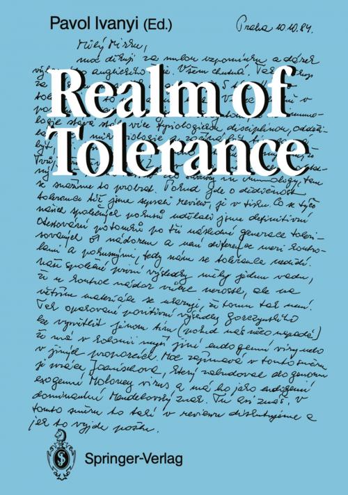 Cover of the book Realm of Tolerance by , Springer Berlin Heidelberg