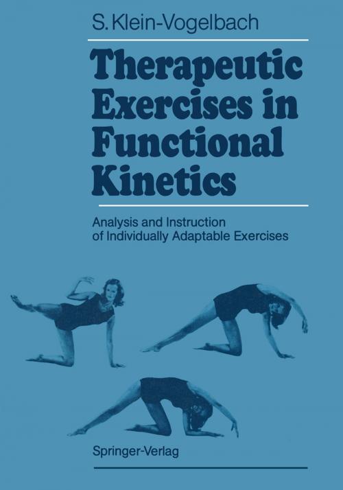Cover of the book Therapeutic Exercises in Functional Kinetics by Susanne Klein-Vogelbach, Springer Berlin Heidelberg