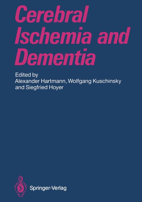 Cover of the book Cerebral Ischemia and Dementia by , Springer Berlin Heidelberg