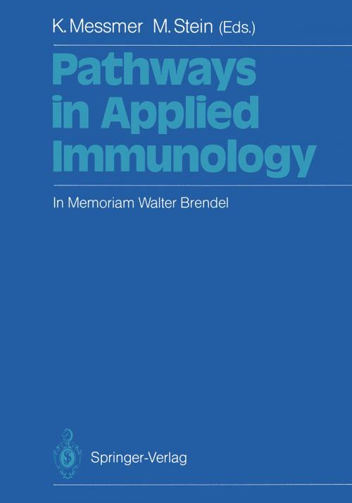 Cover of the book Pathways in Applied Immunology by , Springer Berlin Heidelberg