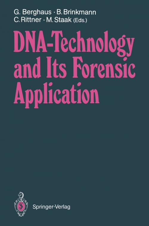Cover of the book DNA — Technology and Its Forensic Application by , Springer Berlin Heidelberg