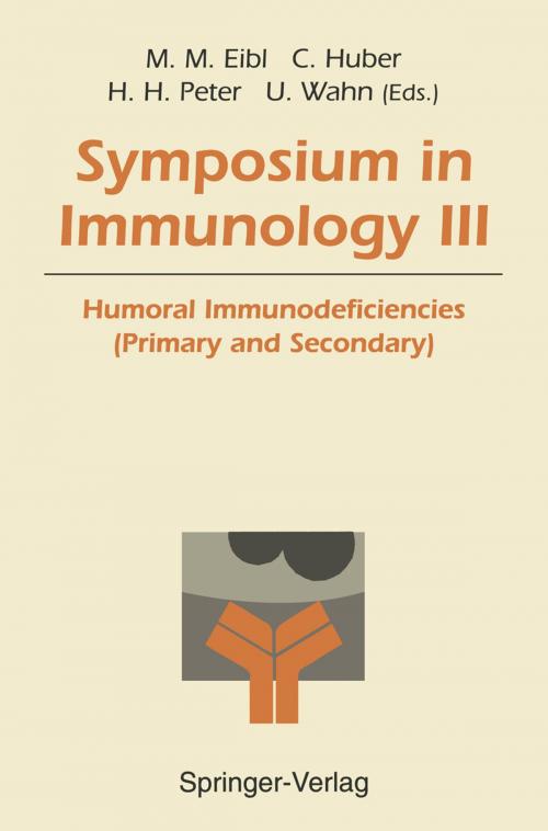 Cover of the book Symposium in Immunology III by , Springer Berlin Heidelberg