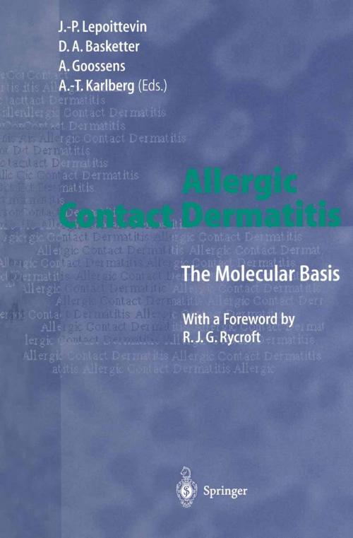 Cover of the book Allergic Contact Dermatitis by R.J.G. Rycroft, Springer Berlin Heidelberg