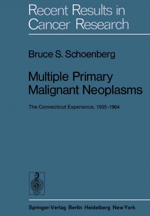 Cover of the book Multiple Primary Malignant Neoplasms by Bruce S. Schoenberg, Springer Berlin Heidelberg