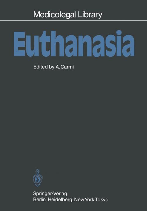 Cover of the book Euthanasia by , Springer Berlin Heidelberg
