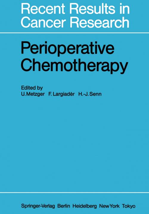 Cover of the book Perioperative Chemotherapy by , Springer Berlin Heidelberg