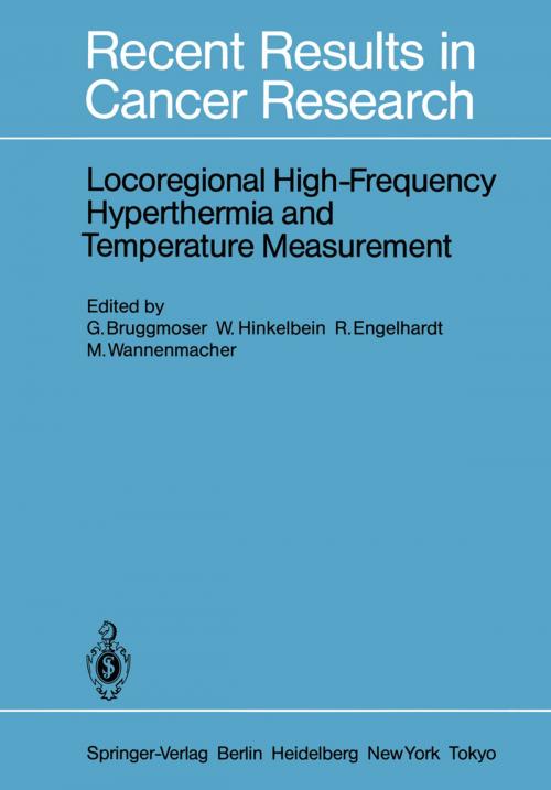 Cover of the book Locoregional High-Frequency Hyperthermia and Temperature Measurement by , Springer Berlin Heidelberg