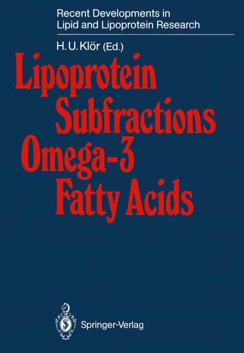 Cover of the book Lipoprotein Subfractions Omega-3 Fatty Acids by , Springer Berlin Heidelberg