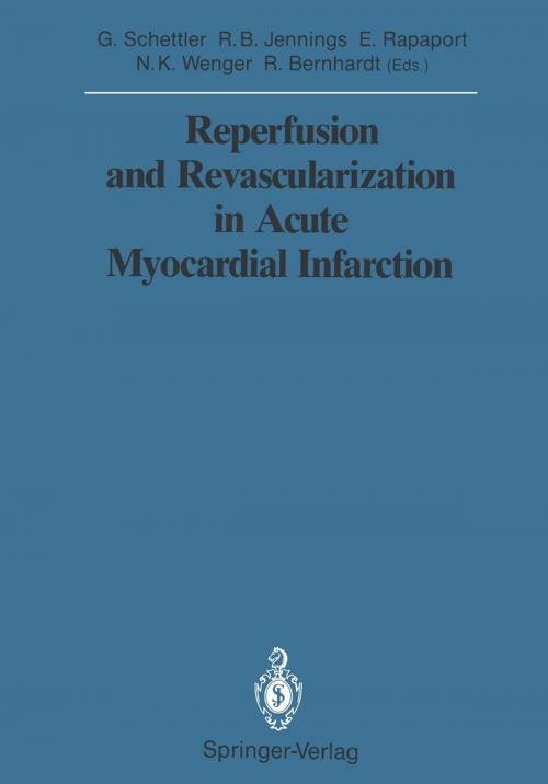 Cover of the book Reperfusion and Revascularization in Acute Myocardial Infarction by , Springer Berlin Heidelberg