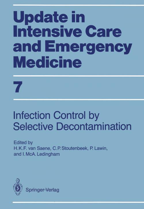 Cover of the book Infection Control in Intensive Care Units by Selective Decontamination by , Springer Berlin Heidelberg