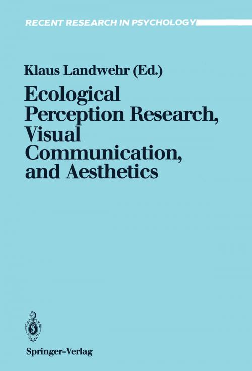 Cover of the book Ecological Perception Research, Visual Communication, and Aesthetics by , Springer Berlin Heidelberg