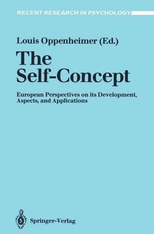 Cover of the book The Self-Concept by , Springer Berlin Heidelberg