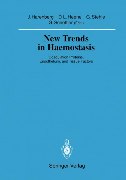 Cover of the book New Trends in Haemostasis by , Springer Berlin Heidelberg
