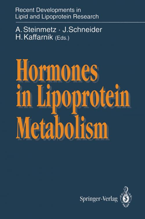 Cover of the book Hormones in Lipoprotein Metabolism by , Springer Berlin Heidelberg