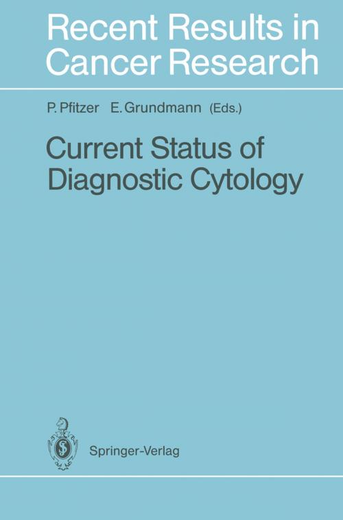 Cover of the book Current Status of Diagnostic Cytology by , Springer Berlin Heidelberg