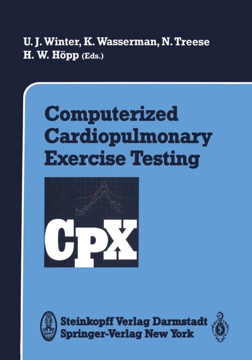 Cover of the book Computerized Cardiopulmonary Exercise Testing by , Steinkopff