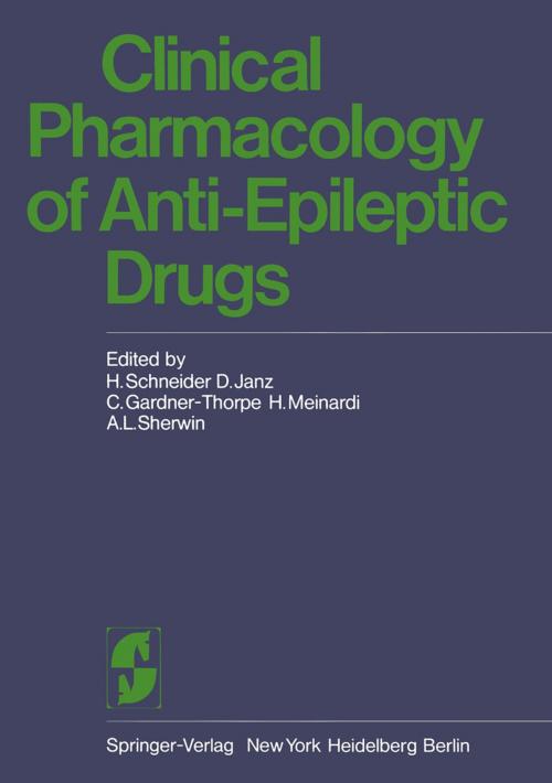 Cover of the book Clinical Pharmacology of Anti-Epileptic Drugs by , Springer Berlin Heidelberg
