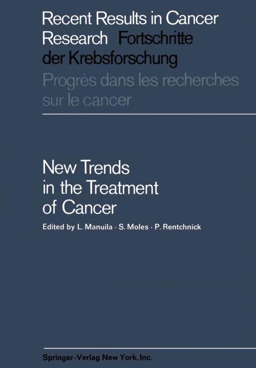 Cover of the book New Trends in the Treatment of Cancer by , Springer Berlin Heidelberg