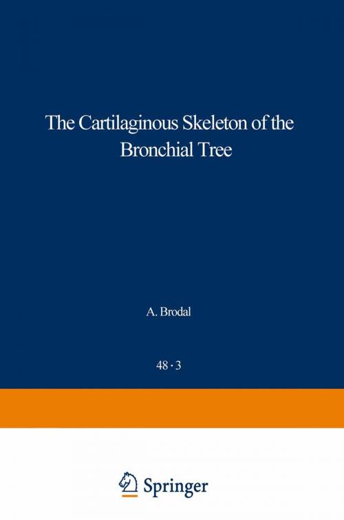 Cover of the book The Cartilaginous Skeleton of the Bronchial Tree by F. Vanpeperstraete, Springer Berlin Heidelberg