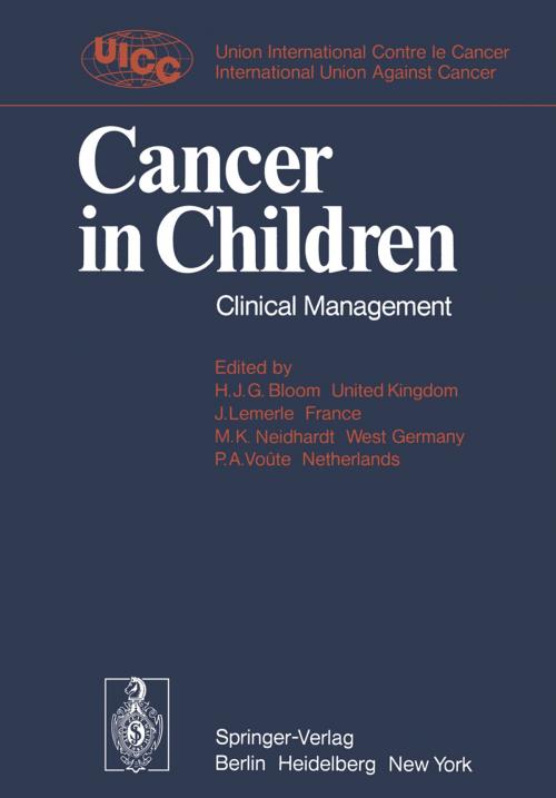 Cover of the book Cancer in Children by , Springer Berlin Heidelberg