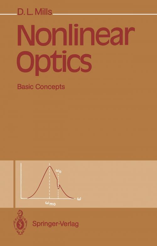 Cover of the book Nonlinear Optics by D.L. Mills, Springer Berlin Heidelberg