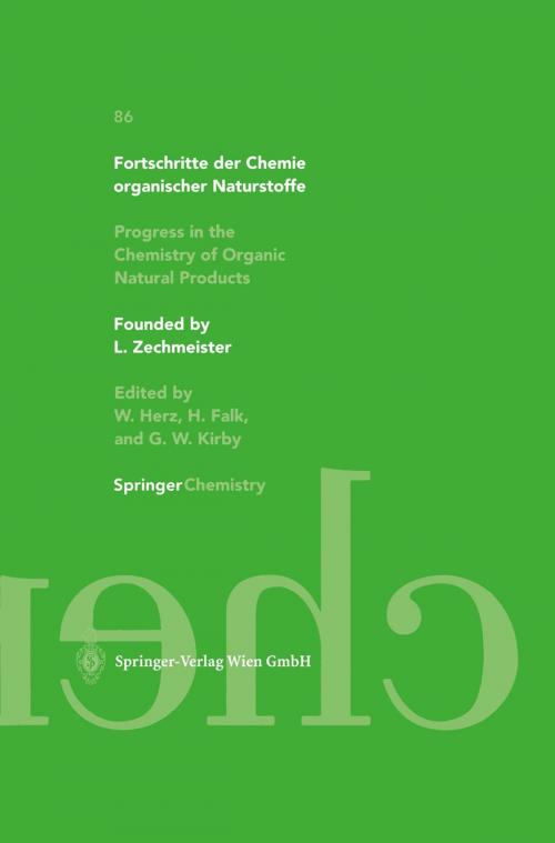 Cover of the book Fortschritte der Chemie organischer Naturstoffe / Progress in the Chemistry of Organic Natural Products 86 by A. Gossauer, Springer Vienna