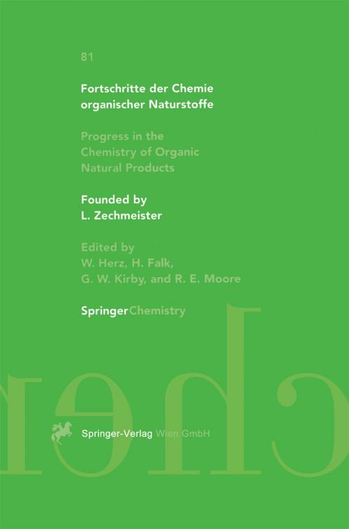 Cover of the book Fortschritte der Chemie organischer Naturstoffe / Progress in the Chemistry of Organic Natural Products by S. Hunek, Springer Vienna