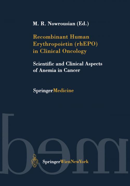 Cover of the book Recombinant Human Erythropoietin (rhEPO) in Clinical Oncology by , Springer Vienna