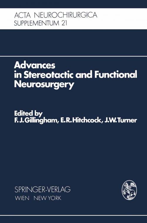 Cover of the book Advances in Stereotactic and Functional Neurosurgery by , Springer Vienna