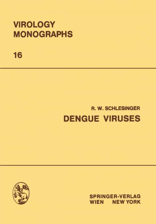 Cover of the book Dengue Viruses by R.W. Schlesinger, S. Hotta, Springer Vienna