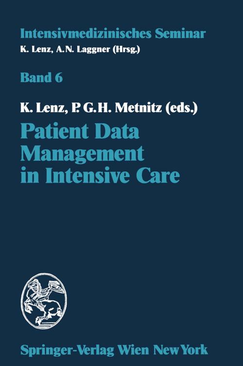 Cover of the book Patient Data Management in Intensive Care by , Springer Vienna