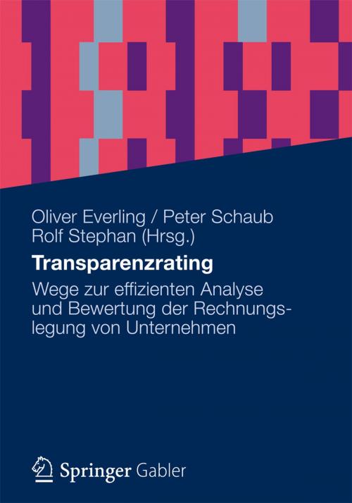 Cover of the book Transparenzrating by , Gabler Verlag