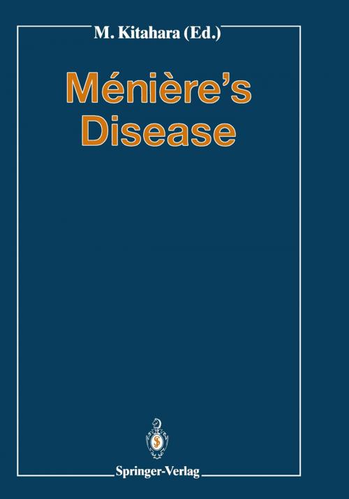 Cover of the book Ménière’s Disease by , Springer Japan