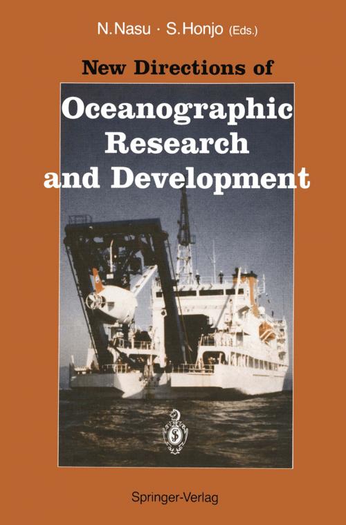 Cover of the book New Directions of Oceanographic Research and Development by , Springer Japan