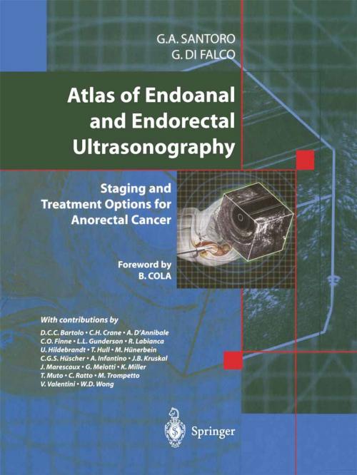 Cover of the book Atlas of Endoanal and Endorectal Ultrasonography by Giulio A. Santoro, Giuseppe Di Falco, Springer Milan